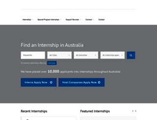 internshipsdownunder.com screenshot