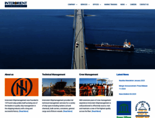 interorientshipmanagement.com screenshot