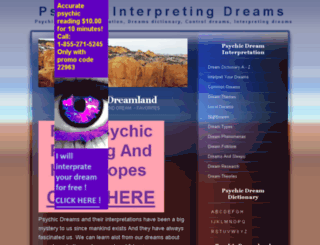 interpret-dreams.awardspace.com screenshot