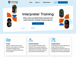 interpretertraining.com screenshot