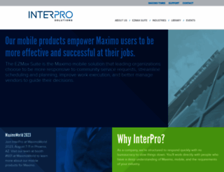 interprosoft.com screenshot