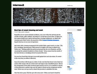interresult.wordpress.com screenshot