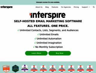 interspire.com screenshot