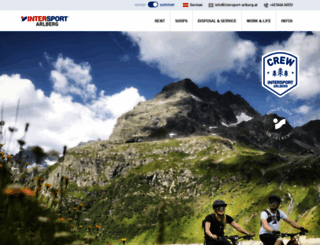 intersport-arlberg.com screenshot