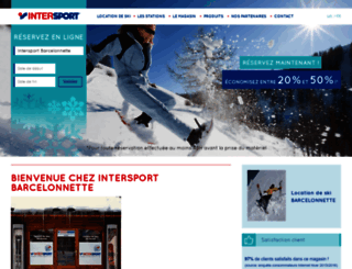 intersport-barcelonnette.com screenshot