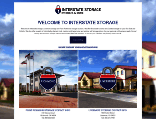 interstate-storage.com screenshot
