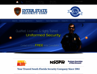 interstatesecuritycorp.com screenshot