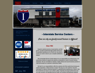 interstateservicecenters.com screenshot