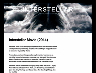 interstellar2014-movie.com screenshot