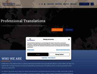 intertranslations.co.uk screenshot