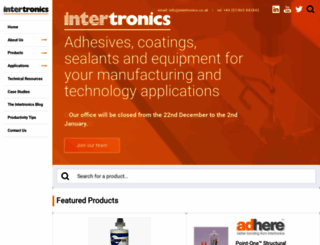 intertronics.co.uk screenshot