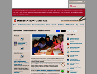interventioncentral.org screenshot