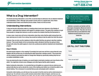 interventionspecialists.com screenshot