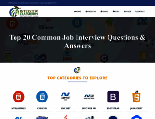 interviewclassroom.com screenshot