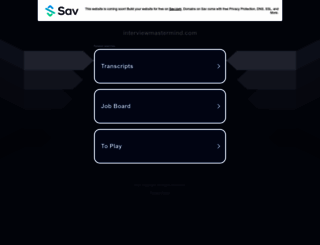 interviewmastermind.com screenshot