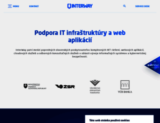 interway.sk screenshot