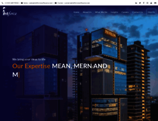 intforce.co.in screenshot