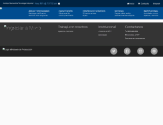 inti.gov.ar screenshot
