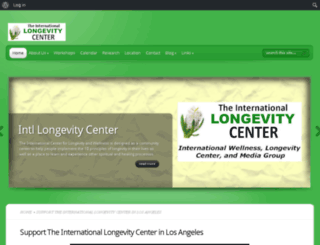 intllongevitycenter.com screenshot