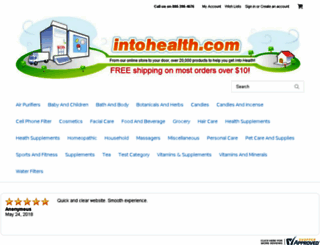 intohealth.com screenshot