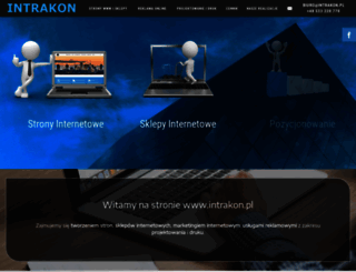 intrakon.pl screenshot