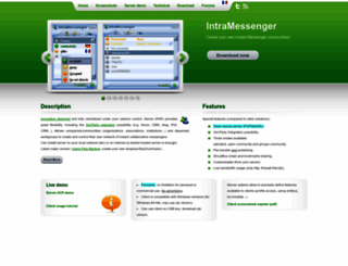 intramessenger.net screenshot