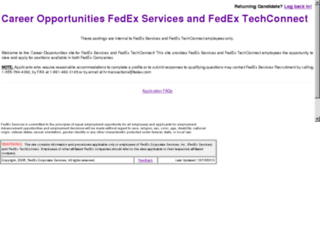 intranet-fedexservices.icims.com screenshot