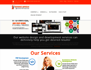 intranet-services.com screenshot