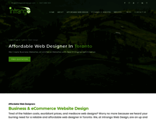 intrangowebdesign.com screenshot