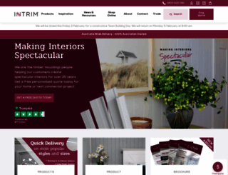 intrimmouldings.com.au screenshot