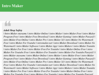 intro-maker.videox.rio screenshot