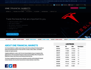 introducer.onefinancialmarkets.com screenshot
