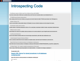 introspectingcode.blogspot.ch screenshot