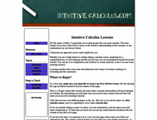 intuitive-calculus.com screenshot