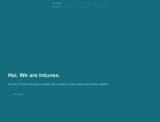 intunex.fi screenshot