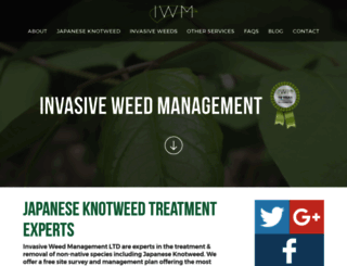 invasiveweedmanagement.co screenshot
