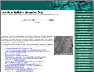 inventionstatistics.com screenshot