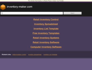 inventory-maker.com screenshot