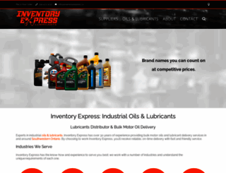 inventoryexpress.ca screenshot