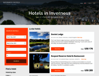 inverness-hotels.com screenshot