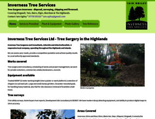 invernesstreeservices.com screenshot