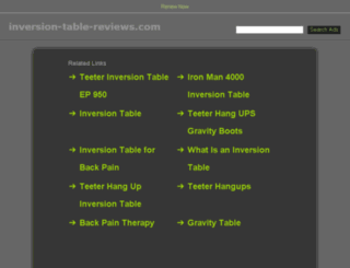 inversion-table-reviews.com screenshot