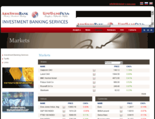 invest.armswissbank.am screenshot