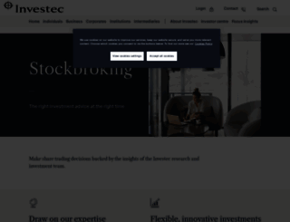 investecsecuritiesonline.co.za screenshot