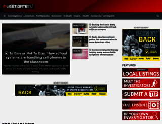 investigatetv.com screenshot