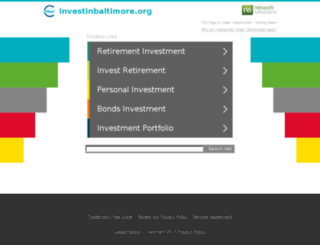 investinbaltimore.org screenshot