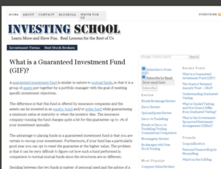 investing-school.com screenshot