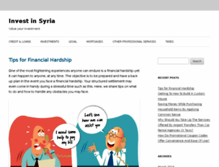 investinsyria.org screenshot