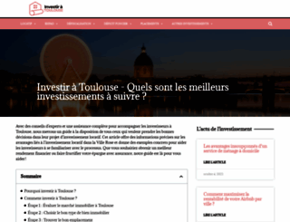 investir-toulouse.fr screenshot