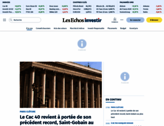 investir.lesechos.fr screenshot